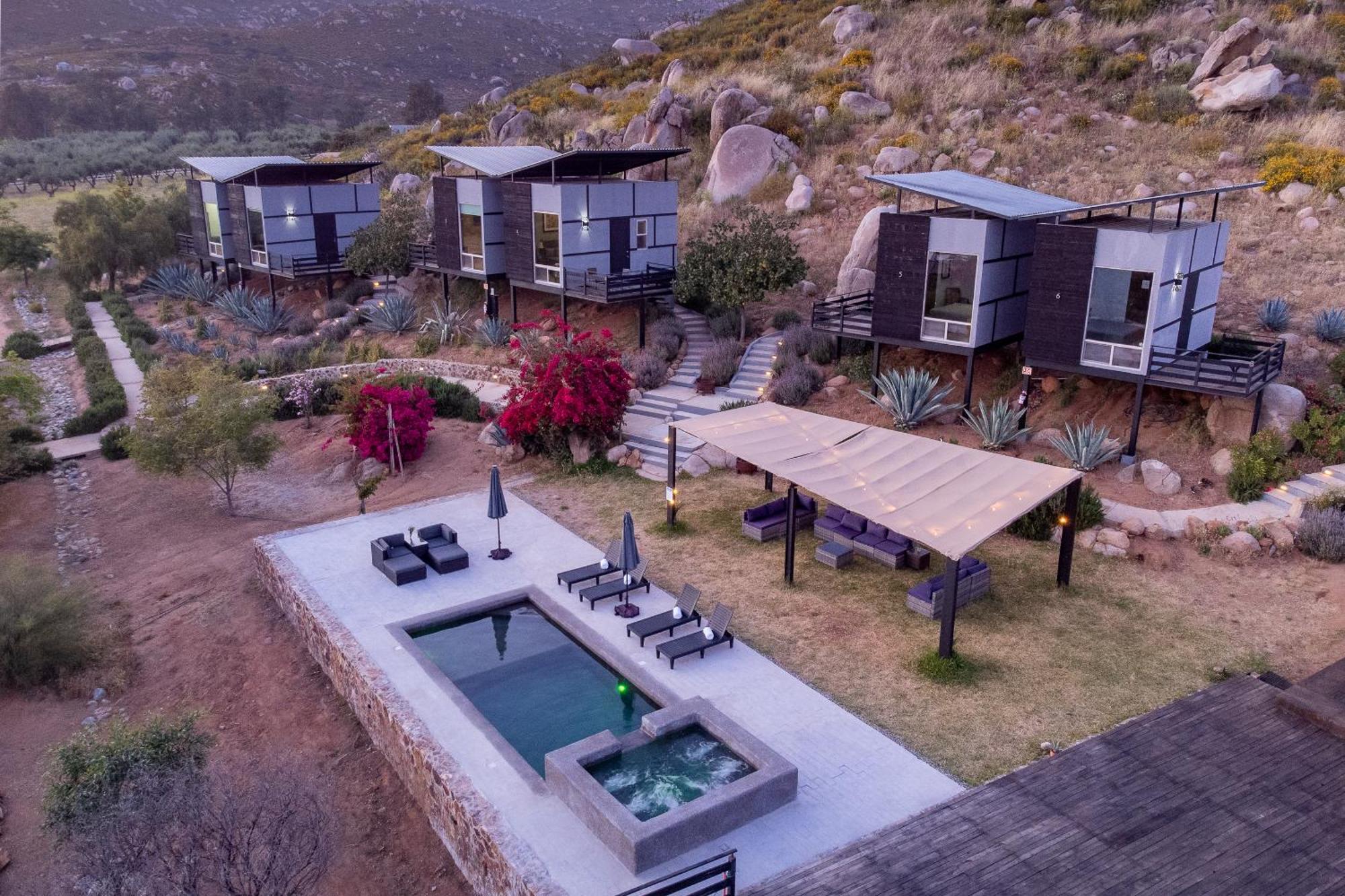Hotel Atika Retreat à Valle de Guadalupe Extérieur photo