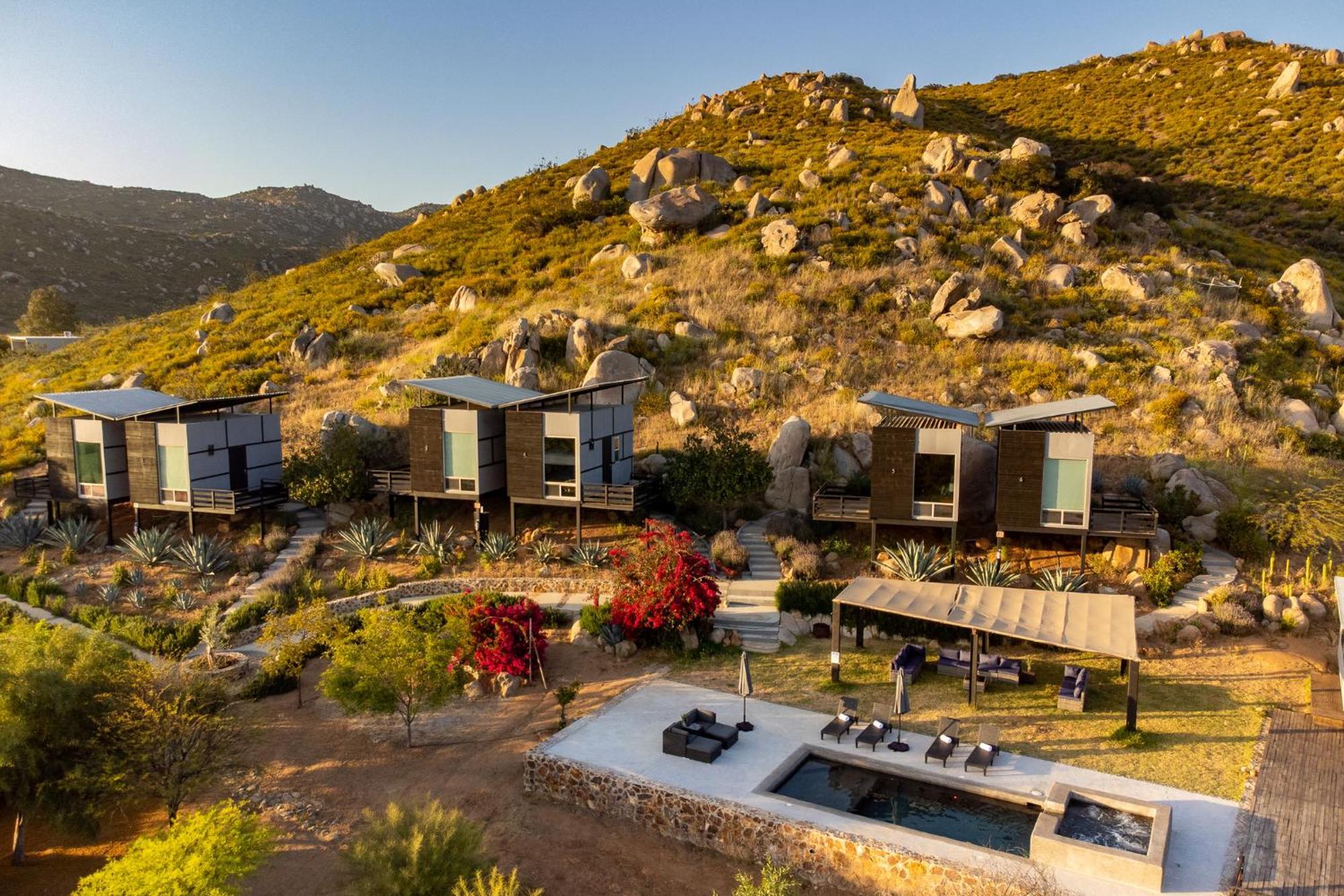Hotel Atika Retreat à Valle de Guadalupe Extérieur photo