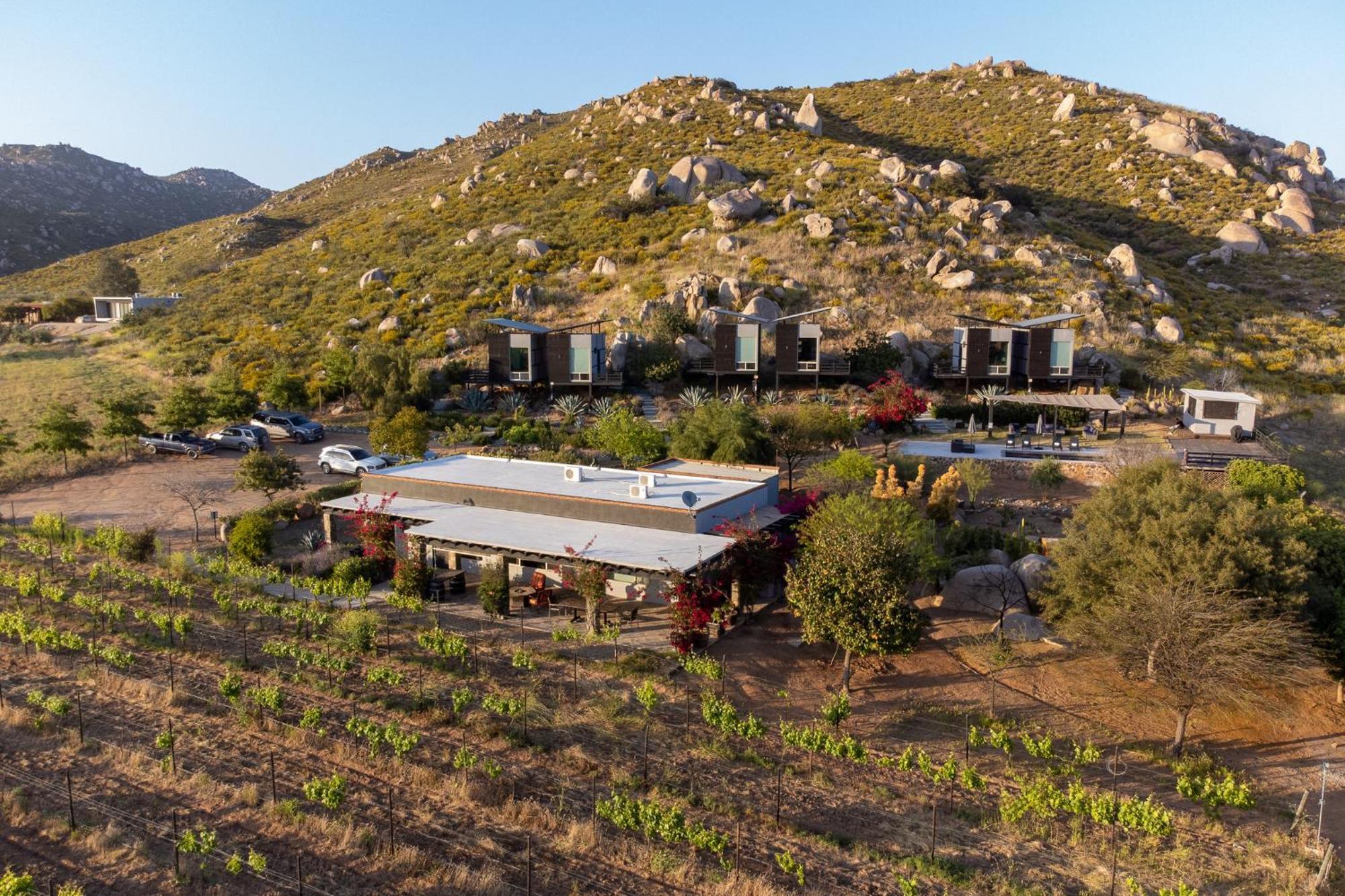 Hotel Atika Retreat à Valle de Guadalupe Extérieur photo